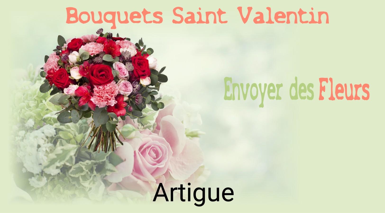 Roses de Saint-Valentin livrées à Artigue